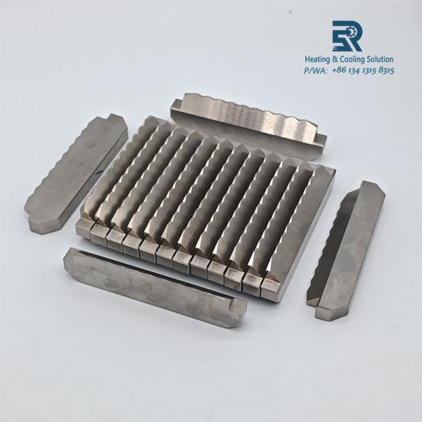 12.7×31.75mm Burr Oak Fin Die Station Lower Rippled Slit Blade in Condenser Coil Making