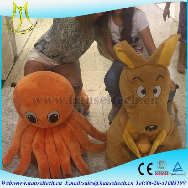 Hansel entertainment ride on mower and fun electric animal ride	made in china