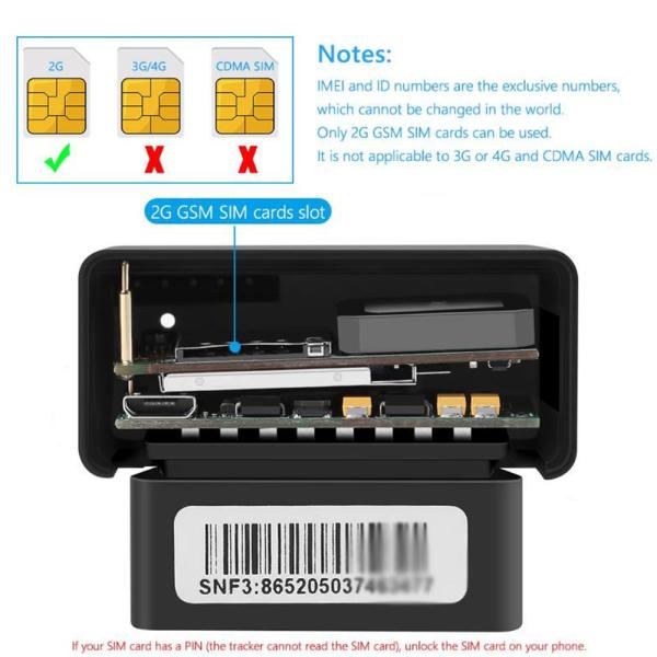 отслежыватель 2G GSM OBD GPS для переключателя OBD интерфейса OBD автомобиля