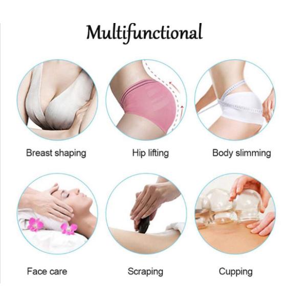 Vacuum Therapy Buttocks Lifting Machine Enlargement Pump Lifting Breast Enhancer Massager