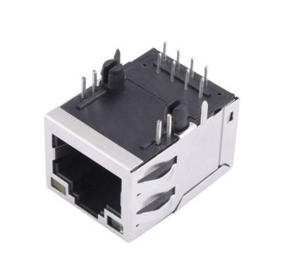 8 Pin Rj45 Connector Transformer 100M Tab UP 90 Degree