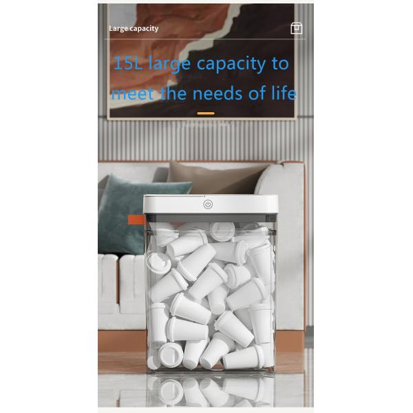 Intelligent Trash Can Smart Sensor Waterproof Dustbin Household Induction Garbage Bin Automatic Packing House Garbage Can
