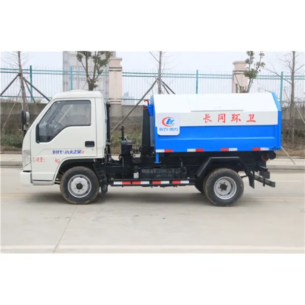 China Foton2 ton Small Hook-Arm Garbage Truck