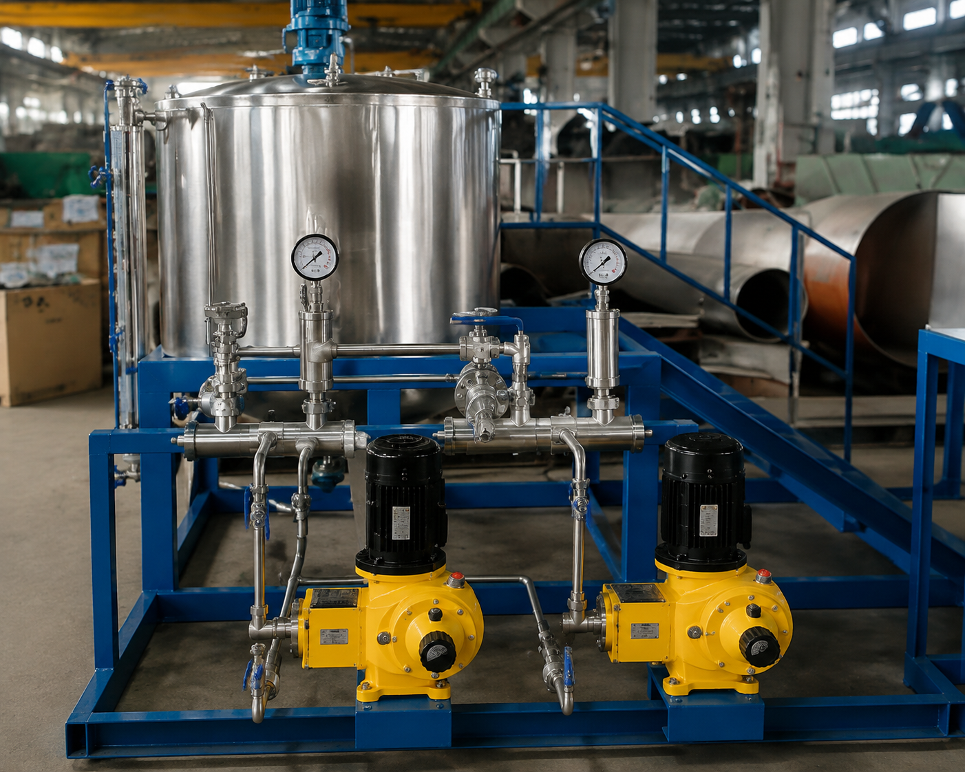 Boiler Water Treatment Phosphate Dosing System Automated Chemical Dosing Device