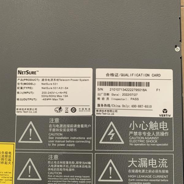 R48-3000e3 Power Rectifier Module Apply To NetSure 531 A31-S4 Telecom Power Rectifier