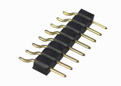 Única fileira 6 Pin Vertical Mount SMT do conector masculino redondo horizontal do encabeçamento