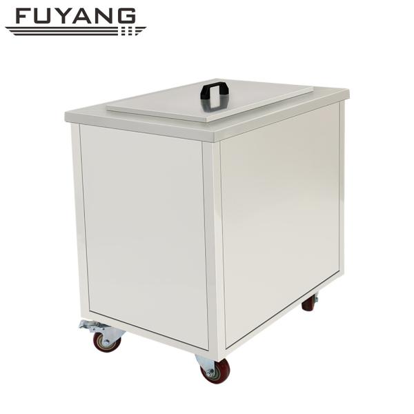 Casters Large Industrial Ultrasonic Cleaner Stainless Steel Single Tank 560L