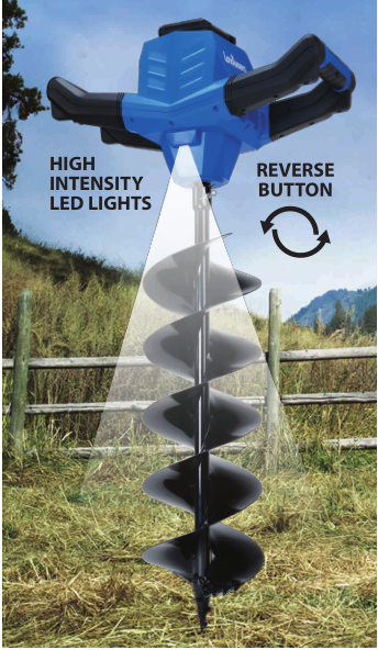Сверло земли домашнего двора сада электрическое благоустраивая силовое оборудование