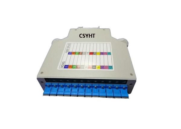 6LC 12SC FTTH Fiber Termination Box DIN Rail Racked Mounted 24C