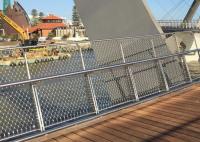 Fabrication de sécurité de protection d'automne d'acier inoxydable pour le trou du millimètre 60x60 millimètre du pont 3,0