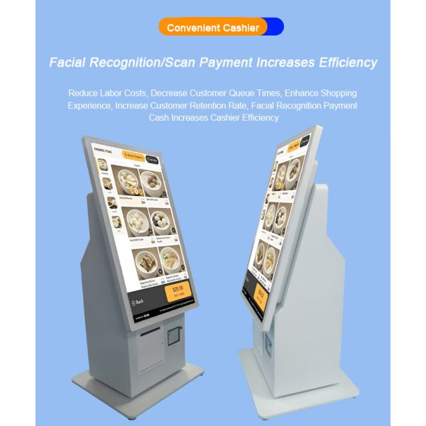 21.5 Inch Full HD Touch Screen Desktop Android Restaurant Tablet Ordering Self Service Payment Kiosk Cash Register