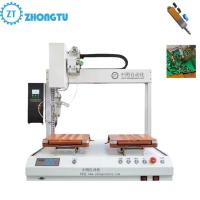 Desktop Automatic 4 Axis Soldering Robot PCB Solder Machines with Soldering Accuracy ±0.1mm and Power Consumption 100W