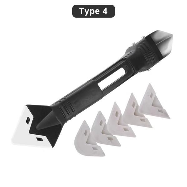 OEM Sealant Caulk Angle Scraper Silicone Glass Cleaner Bathroom Caulking Finishing Tool Set Kit for Removing Sealants Fillers Grout