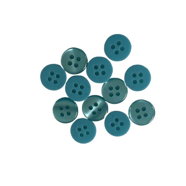 16L Shirt Buttons with chalk back green color Use On Shirt Clothing