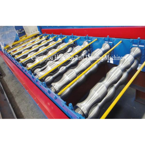 rollo esmaltado arco hidráulico de la teja de tejado 5.5KW que forma la máquina para la construcción de la familia