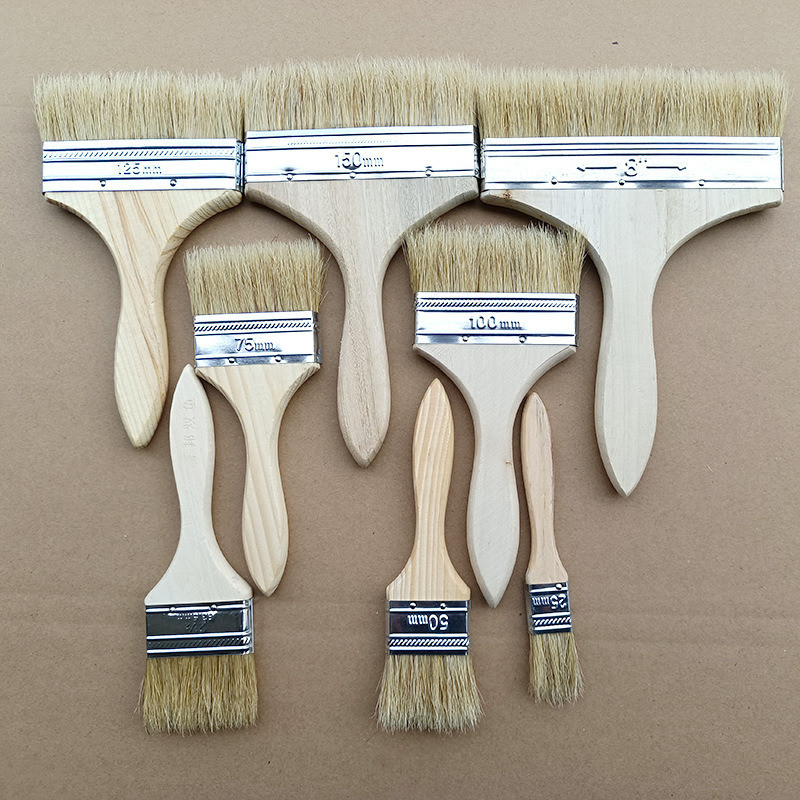 Natural Black Bristle Brush with Wooden Handle Package Size 54.50cm * 50.00cm * 35.00cm