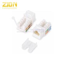 UTP RJ45 jaque trapezoide ZCM267-C5/6/6A de 90 graus, ethernet, do fabricante de China - Zion Communiation