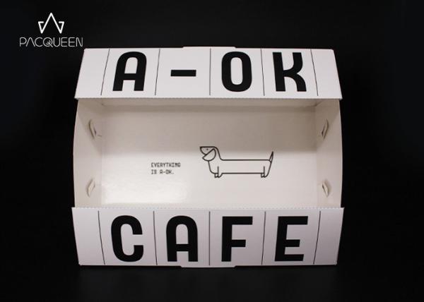 Desserts / Cookies / Cake Take Out Containers Oil / Water Resistant Food Safe Grade