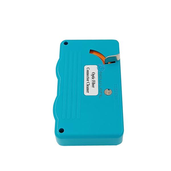 Zirconia Sleeve Fiber Optic Cassette Cleaner with 500+ Cleaning Times and Non-Alcohol Cleaning for SC FC ST Connectors