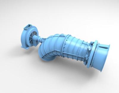 Pit Type Tubular Turbine Generator usou-se no central elétrica hidroelétrico 100kw-70mw