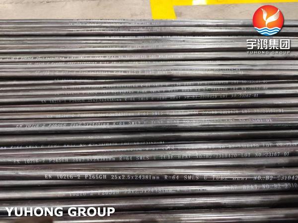 Normalized EN 10216-2 P265GH U Shaped Tubes For High Temperature Pressure Applications