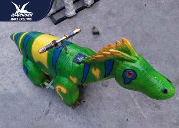 Coin Operated Motorized Animal Scooters Shopping Mall Decoration Dinosaur Bones