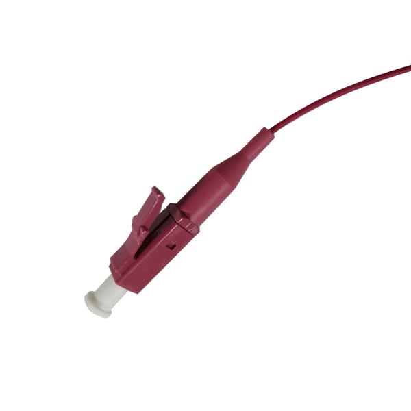 IEC PVC режима LSZH цвета 0.9mm отрезка провода OM4 12 оптического волокна LC UPC Multi