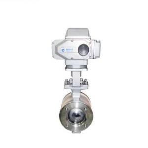 2022 New Grat Stainless Steel Straight Through Type Electronic Ball Valve