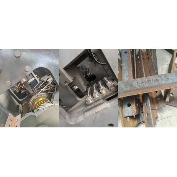 25x6.5x2.5m Overall Dimension CNC Punching Marking Cutting Machine Single Blade Cutting Mode