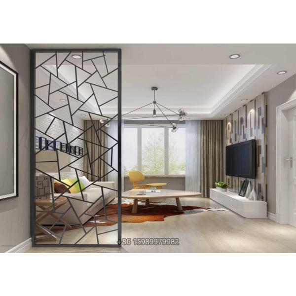 PVD Coated Metal Garden Screens Decorative , SS201 Decorative Laser Cut Panels