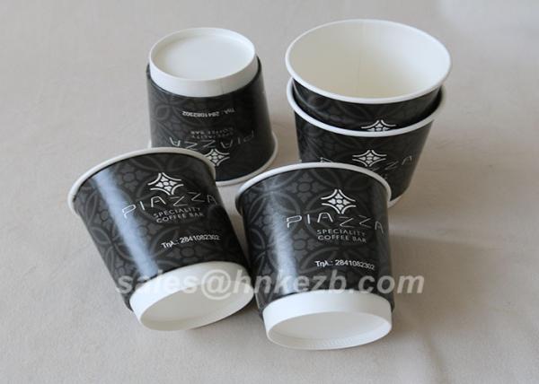 PE Coated Single Wall Custom Printed Paper Cups Die Cutting 12oz Paper Tea Cup