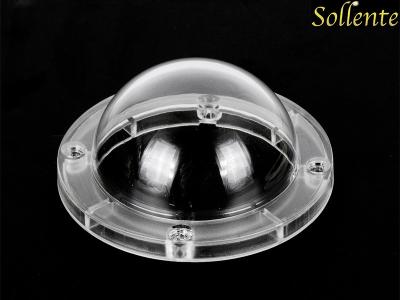 90mm PC Led lens Cover for Led High bay Light , Plastic Lamp Shade with Rubber