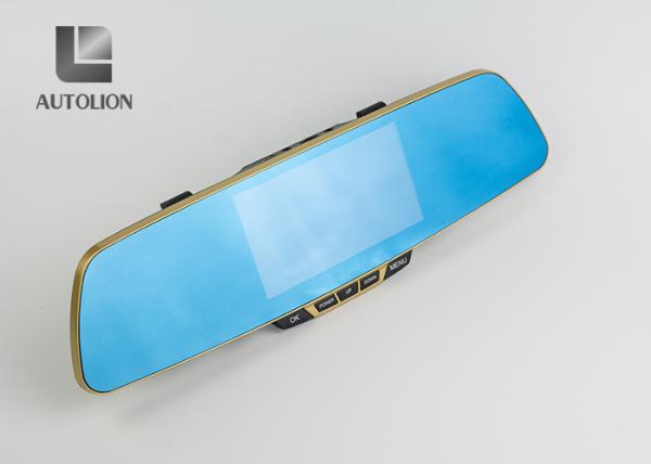 FHD 1080p Car DVR Camera , Rear Vision Mirror Reversing Camera With Memory SD Card
