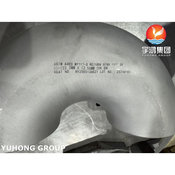 ASTM A403 WP317-S Stainless Steel Return Bend  For Pipelines and Power Plants