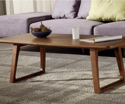 Simple Design Solid Wood Coffee Table Mdf Panel For Living Room Custom