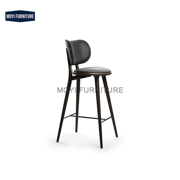 MOYI Modern Nordic Design Ash Cooling Solid Wood Dining Chair for Home Kitchen Dining and Living Room Furniture Wholesale