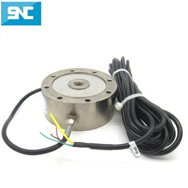 Capteur de charge de compression rond de type bouton en acier allié 1 tonne 2 tonnes 3 tonnes 5 tonnes 10 tonnes pour la compatibilité avec les réservoirs de silo