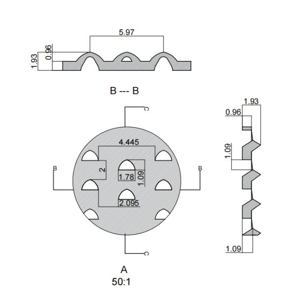 Acero suave de malla de alambre perforada de trabajo pesado