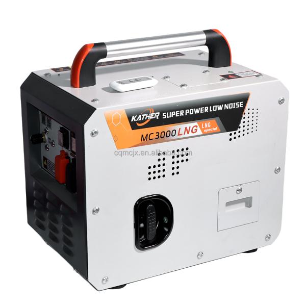 Portable Home Power Generators 1.6KVA Silent LPG Propane Inverter Backup DC Generator
