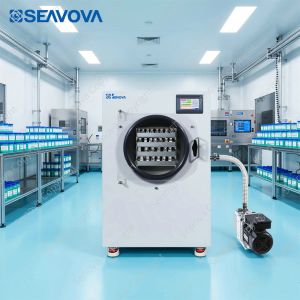 4Kg 5Kg 6Kg Freeze Dryer Lyophilizer 70C Low Temperature Commercial Lyophilizer NovaDryer-LF400