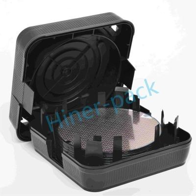 OEM Silicon Horizontal Wafer Carrier Box Snap-On Type Shippers 8 Inch