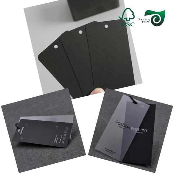 FSC 400GSM Pâte vierge noire papier photo album 700 mm 1000 mm Haute ténacité