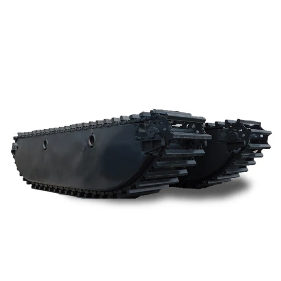 Customized Amphibious Excavator Floating Undercarriage Float Pontoon for Sale Heavy Equipment Supplier