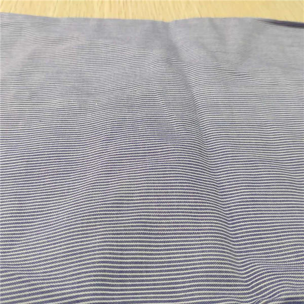 Purple Stripe Mens Casual Long Sleeve Button Up Shirts 65% Polyester 35% Cotton