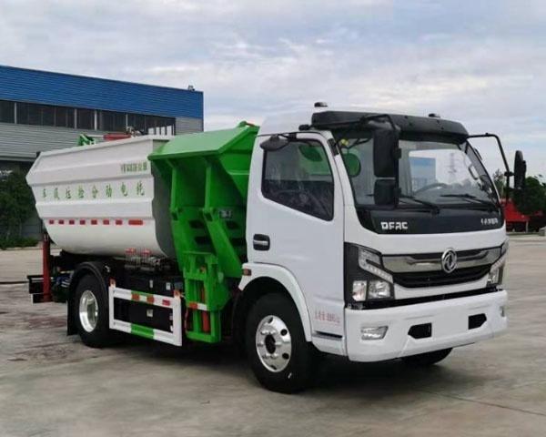 Electric Garbage Compression Truck Direct Custom's Requirement Trash Bin Cleaning Street Washing Trucks Energy type Pure