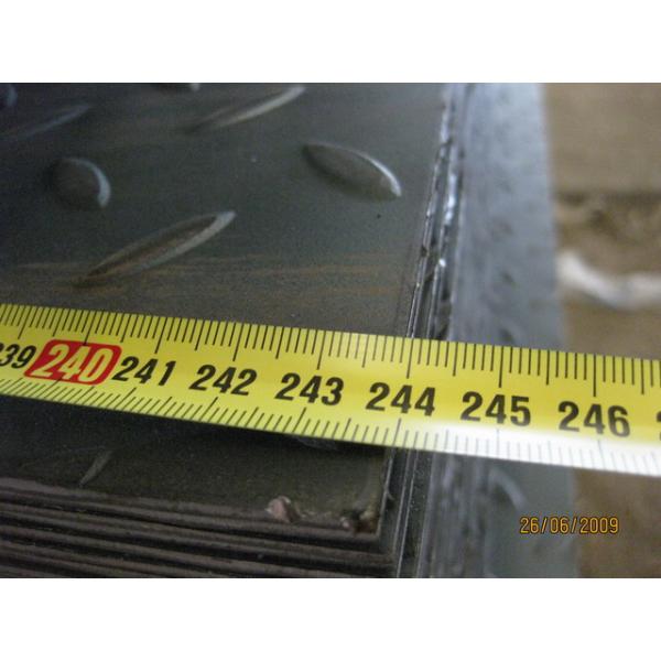 SS400, Q235B, S235JR Hot Rolled Steel Coils / Checkered Steel Plate, 2000mm -12000mm Long