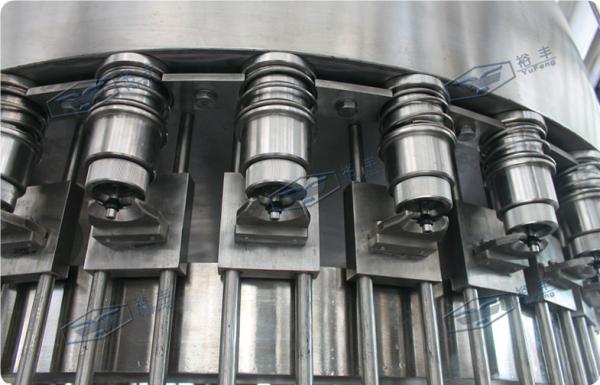 Aseptic Round Bottle Drinking Water Filling Plant , Liquid Filler Equipment