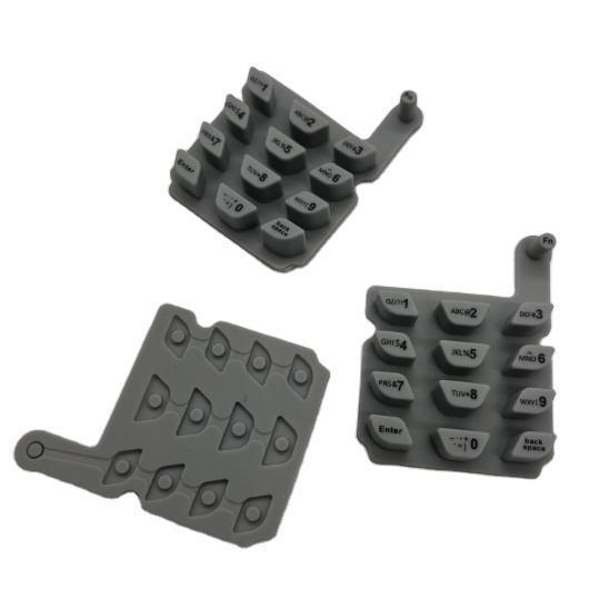 Teclas del teclado numérico, Partículas de carbono conductoras, Teclas de goma de silicona personalizadas de alta calidad