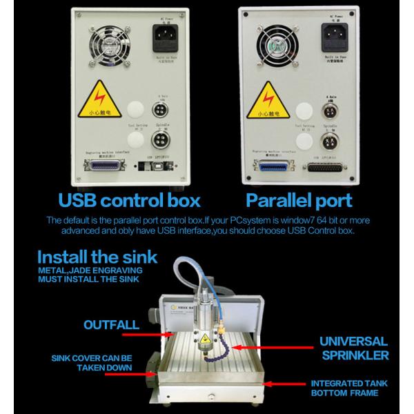 AMAN cnc engraving machine 3040 small cnc router 3040 mini CNC ROUTER machine for carving wood