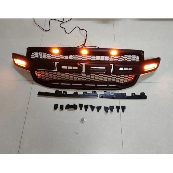 Plastic Car Front Bumper Grille With Light For Ford Ranger Xl Xls Xlt 2023
